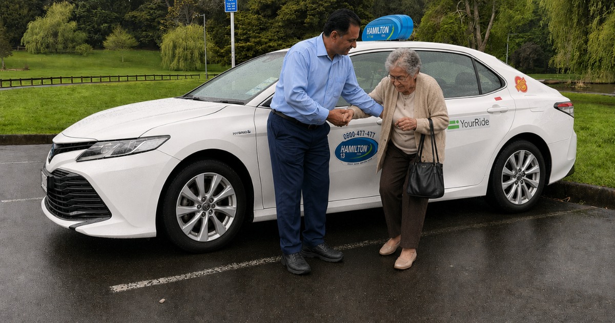Companion Taxi Services in Hamilton for Elderly Passengers